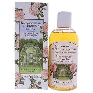 L?Erbolario Rosa Shower Gel ? Nourishing, Moisturizing, 8.4 Oz