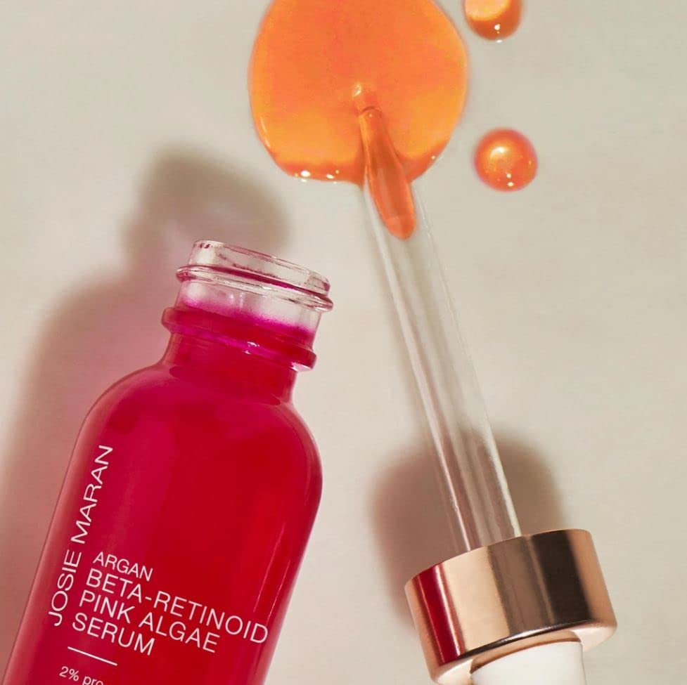 Josie Maran 25 mL Argan Beta-Retinoid Pink Algae Serum - Image 6