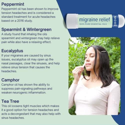 MOXE Migraine Relief Nasal Inhalers ? 3 Pack Essential Oils - Image 5