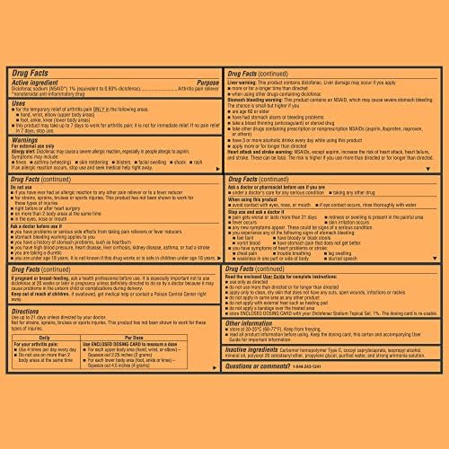 Curist Diclofenac Arthritis Pain Relief Cream Gel 1% - 3 x 150g Family Size Packs - Image 2