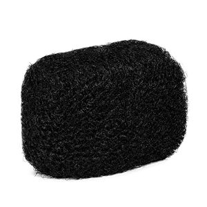 Locsanity Afro Kinky 100% Human Hair Bulk - 8" Dreadlock & Braiding Hair #1B
