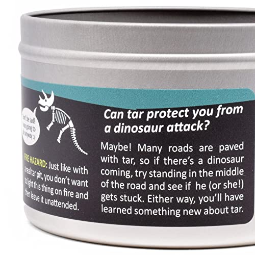 Dinosaur Tar Pit Candle 16 oz Hand-Poured Tin Unique Tar Scent - Image 6