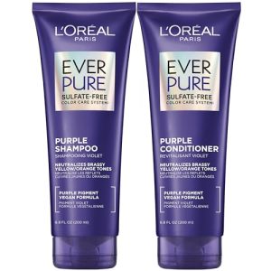 L?Oreal EverPure Purple Shampoo & Conditioner Set for Blondes