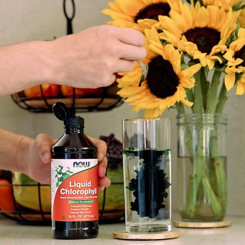 NOW Foods Liquid Chlorophyll, Super Concentrated, Mint Flavor, 16 oz - Energy Booster - Image 5