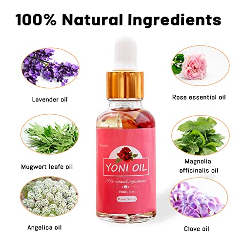 Natural Yoni Oil 2-Pack for Women pH Balanced Intimate Deodorant Serum - Image 5