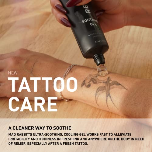Mad Rabbit Tattoo Aftercare Gel & Moisturizer - Shark Tank Approved, Anti-Itch Formula - Image 6