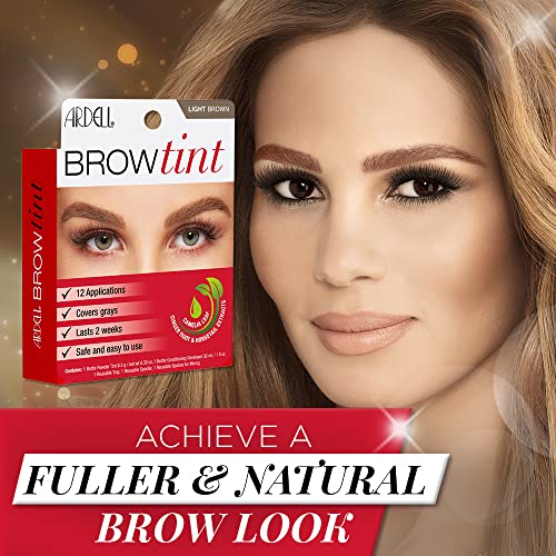 Ardell Light Brown Semi-Permanent Brow Tint Dye Kit - 1 Pack - Image 3