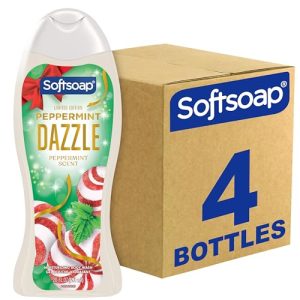 Softsoap Limited Edition Peppermint Dazzle Body Wash 20 oz 4 Pack
