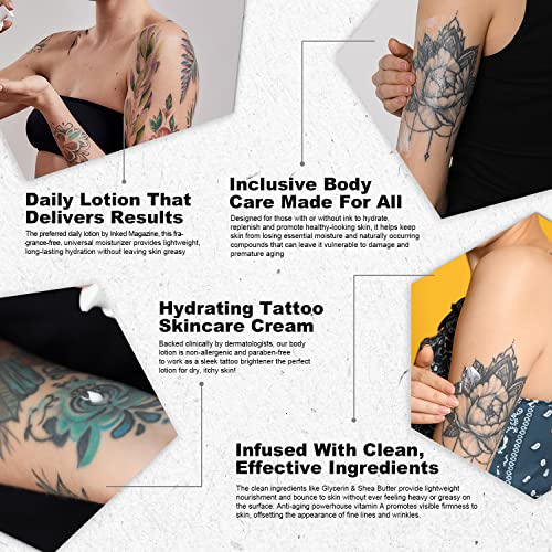 VANERIA Tattoo Lotion: Aftercare, Moisturizer, Prevents Fading, Natural Ingredients, 250ml - Image 5