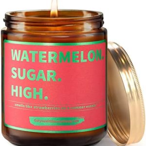 Watermelon Sugar High Soy Candle - 9oz Harry Styles Gift for Fans