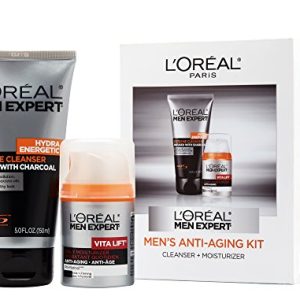 L?Oreal Men Expert Charcoal Cleanser & Moisturizer Set