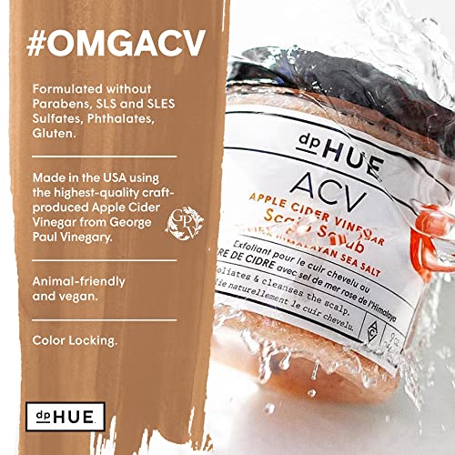 DpHUE Apple Cider Vinegar Scalp Scrub, 9 oz, Vegan - Image 5