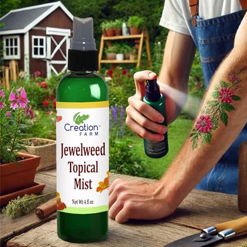 Creation Farm Jewelweed Spray 4 oz - Relief for Poison Ivy, Bug Bites, Rashes - Image 3