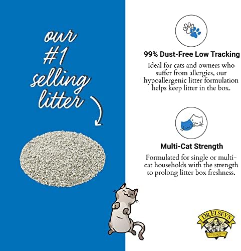 Dr. Elsey's Ultra Cat Litter - 99.9% Dust-Free, Low Tracking, Unscented Odor Control - Image 3