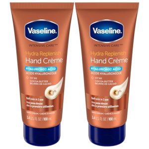 Vaseline Hydra Replenish Hand Cream 2-Pack 3.4 Oz Moisturizing Formula