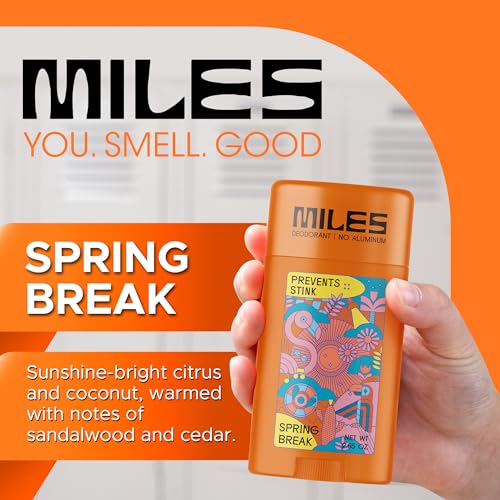Miles Kids Deodorant Spring Break Scent Aluminum Free Natural Hypoallergenic 1 Pack - Image 4