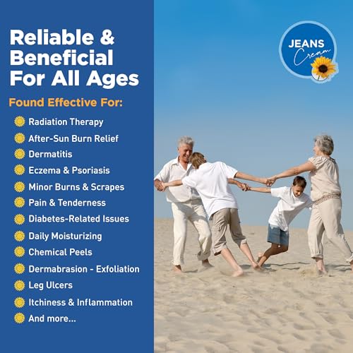 Radiation Burn Cream with Vitamin E & Aloe Vera for Skin Relief, 7 oz - Image 6