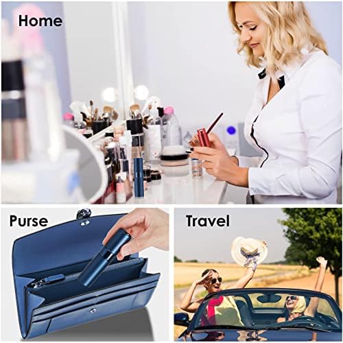 Saiveina 8ml Refillable Perfume Atomizer Travel Bottles Set of 4 Portable Easy Application - Image 7
