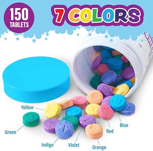 Tub Works? 150 Count Nontoxic Bath Color Fizzies - Image 2