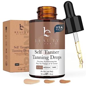 Face and Body Self Tanner Drops Sunless Tanning Solution 30ml