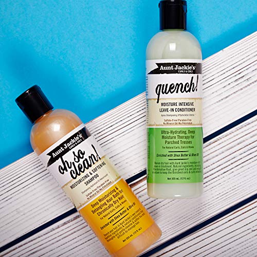 Aunt Jackie's Quench Leave-In Conditioner for Natural Curls, 16 oz, Shea Butter Enriched - Image 9