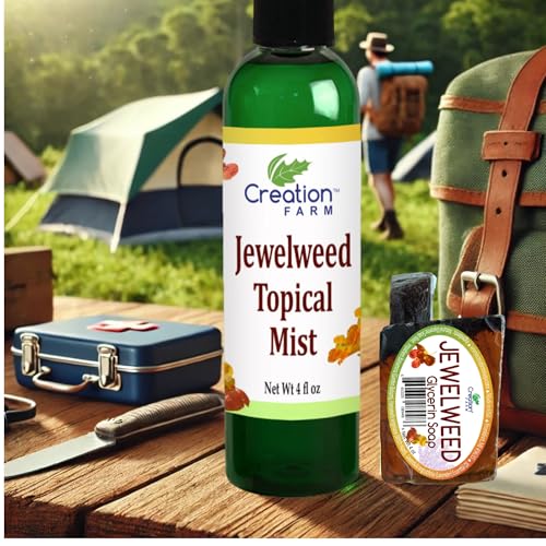 Creation Farm Jewelweed Spray 4 oz - Relief for Poison Ivy, Bug Bites, Rashes - Image 2