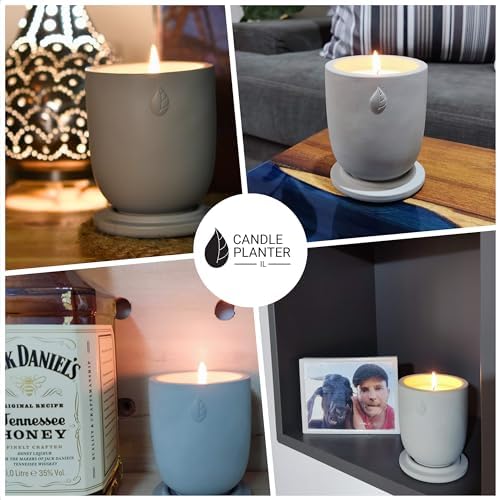 Matani Grey Lavender Soy Candle Planter - Aromatherapy Gift with Dual Purpose Jar - Image 8