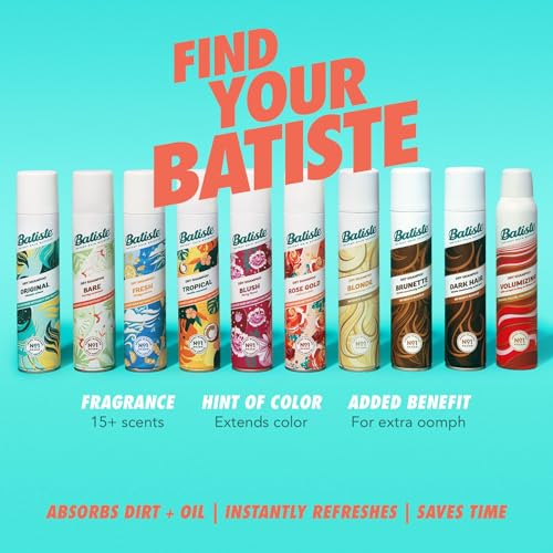 Batiste Dry Shampoo Bare 162g Refreshing Hair Cleanser for Instant Clean Hair - Image 7