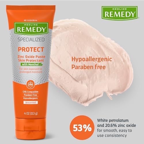 Medline Remedy Zinc Oxide Paste with Menthol, Unscented, 4 oz for Diaper Rash - Image 5