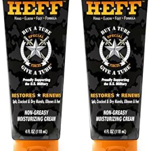 HEFF Moisturizing Lotion 4 oz, 2 Pack - Paraben-Free for Dry Skin Relief