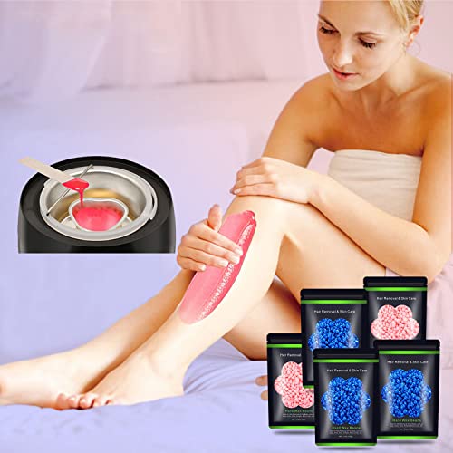 Hard Wax Beads for Sensitive Skin, 1.1 lb, Painless Hair Removal Kit - Image 5