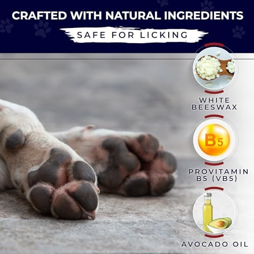 Dog Paw Pad Balm - 3-in-1 Moisturizer & Lick Safe Cream for Paws, Nose, Elbows - 3.5 Oz - Image 2