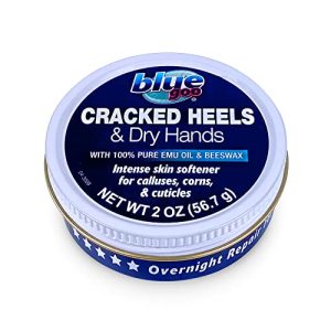 Blue Goo Emu Oil Skin Softener for Cracked Heels & Dry Hands, 2 oz