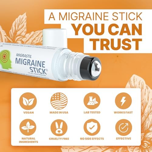 Migrastil Migraine Roll-On: Cooling Peppermint Aromatherapy Stick - Image 6