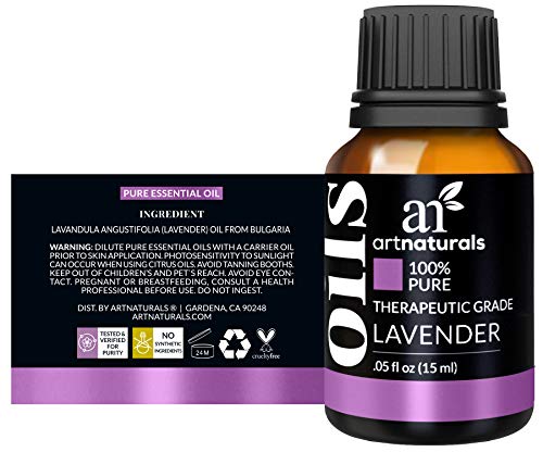 Artnaturals 100% Pure Lavender Essential Oil 15ml - Therapeutic Grade Aromatherapy - Image 3