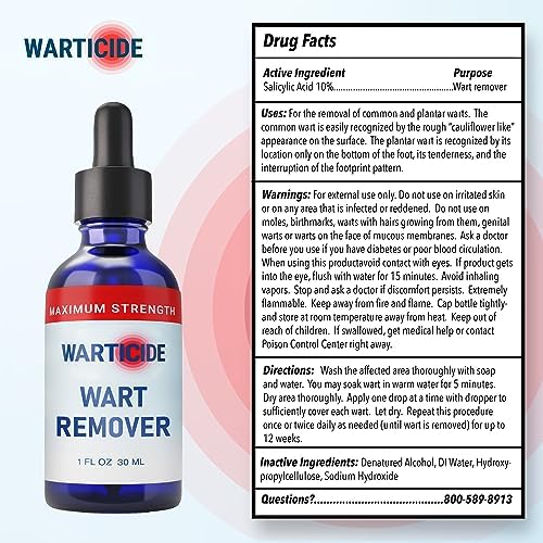 Fast-Acting Wart Remover - Natural Plantar & Genital Wart Treatment (1 fl oz) - Image 3