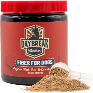 Fiber for Dogs: Psyllium, Beet Root, Dandelion & Prebiotics for Digestive Relief