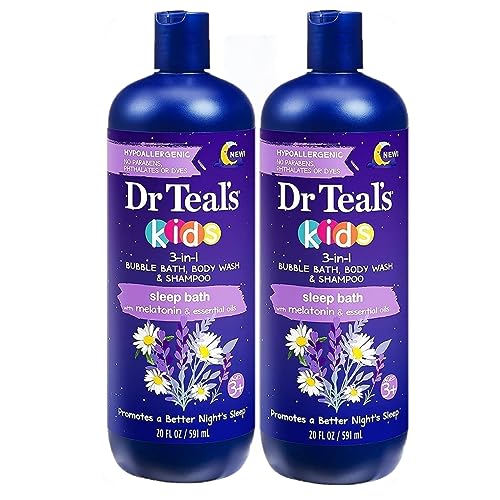 Dr. Teal?s Kids 3-in-1 Bath Set with Melatonin (2 Pack)