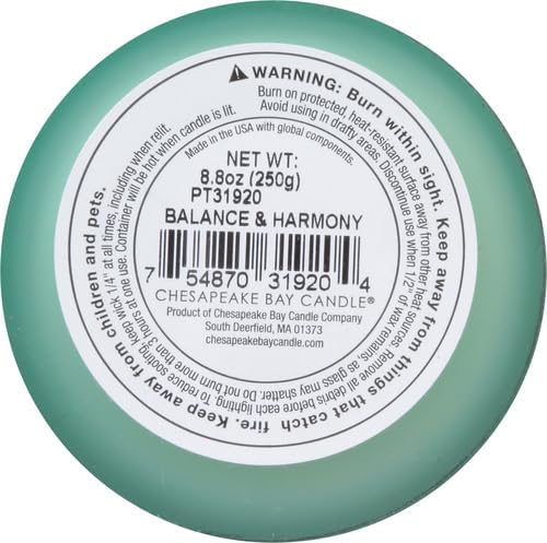 Chesapeake Bay Harmony Water Lily Pear Candle 50-Hour Burn Soy Wax Blend - Image 8