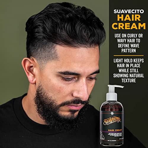 Suavecito Medium Shine Light Hold Hair Cream 8 oz All Day Wear - Image 5