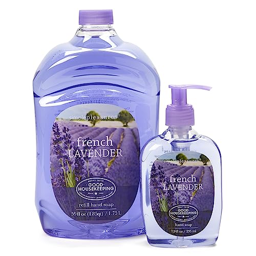 SIMPLE PLEASURES French Lavender Hand Soap 7.9 oz + 59 oz Refill, Approved