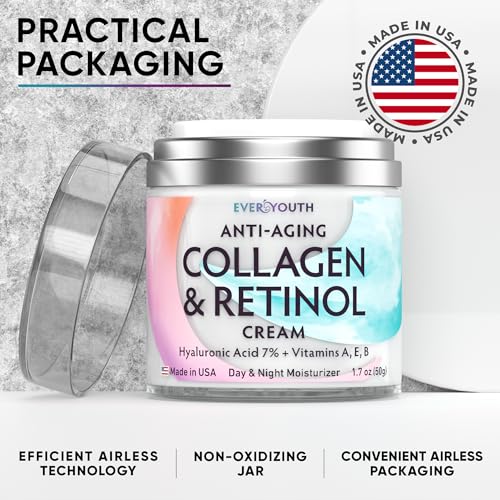 Anti-Aging Collagen Face Moisturizer with Hyaluronic Acid & Vitamin A, 1.7oz - Image 5