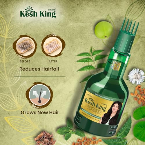 Ayurvedic Hair Oil with Bhringraj & Amla for Growth, Thickness, 300ml - Image 3