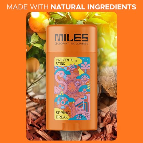 Miles Kids Deodorant Spring Break Scent Aluminum Free Natural Hypoallergenic 1 Pack - Image 3