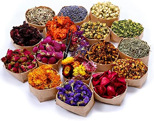 Dried Flowers Kit for Soap, Candle & Bath Making
