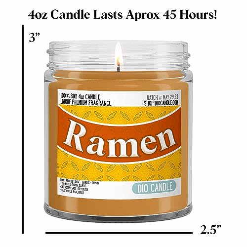 Ramen Noodle Candle - Sage, Garlic, Cumin - Vegan Soy, 4oz Handmade in Denver - Image 2