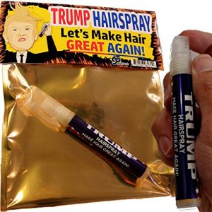 Make America Great Again Red Hat Trump Hairspray for Political Humor Fans