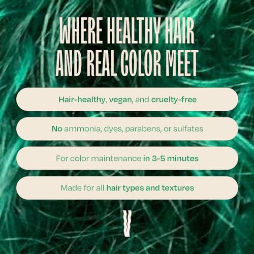Overtone Extreme Green Daily Conditioner 8 oz Vegan Cruelty-Free Color Refreshing - Image 5