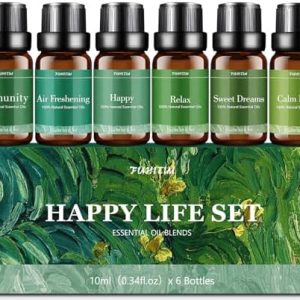 Aromatherapy Essential Oils 6 Blends Set 10ml Each for Diffusers