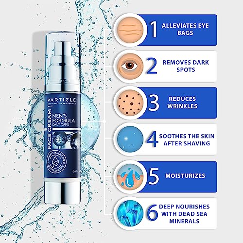 Particle Men's Face Cream - 6-in-1 Moisturizer & Anti-Aging Treatment (1.7 oz) - Image 4